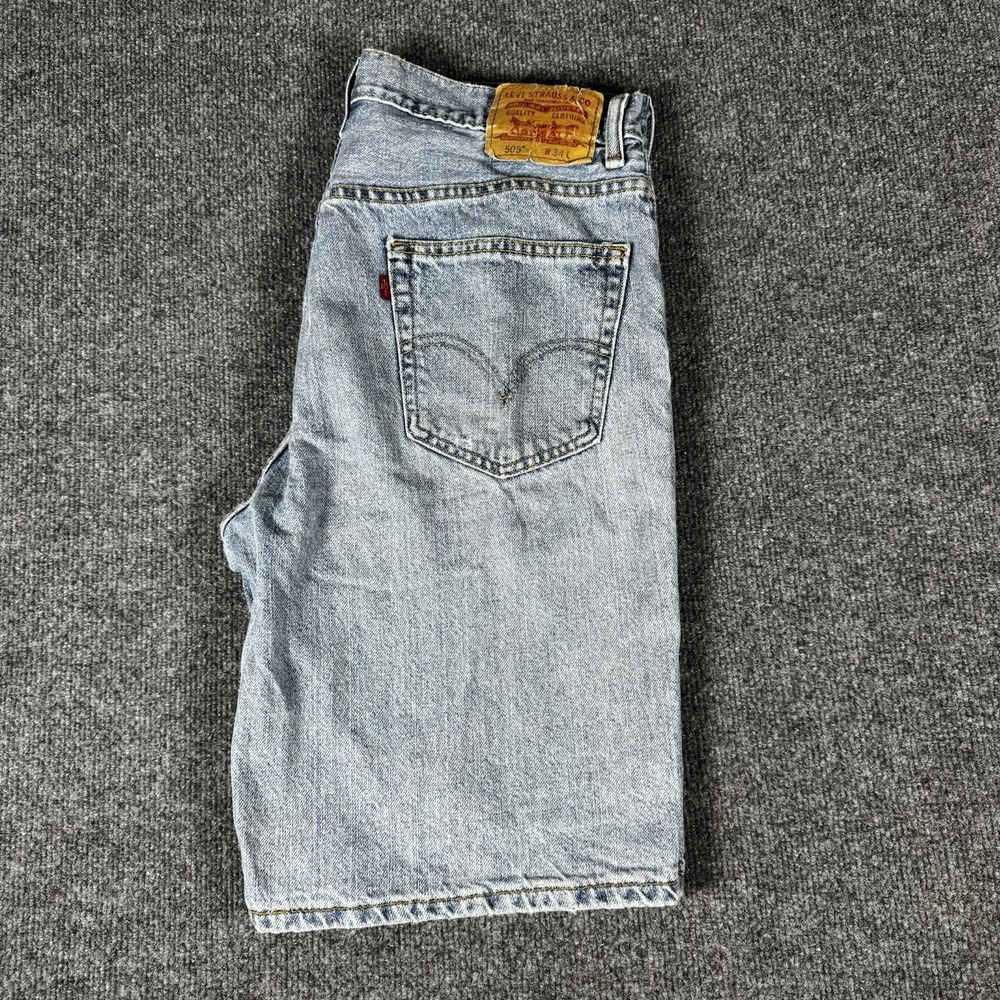 Levi's 505 Men's Jean Shorts 34 Light Vintage Red Tab